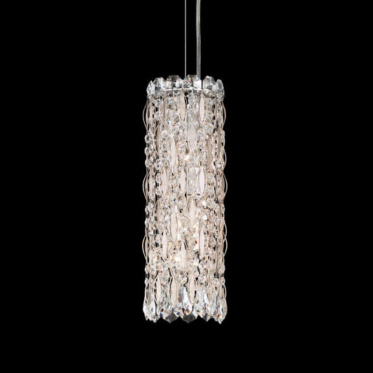 Sarella Pendant, 3-Light, Polished Stainless Steel, Clear Swarovski Crystal, 5"W (RS8341N-401S 1HZXH1)
