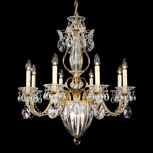 Bagatelle 8 Light 27" Wide Crystal Empire Chandelier with Swarovski Crystals