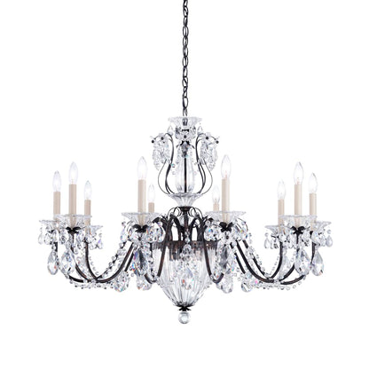 Bagatelle 10 Light 35" Wide Crystal Chandelier with Swarovski Crystals