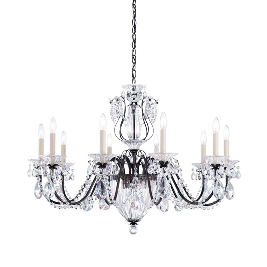 Bagatelle 10 Light 35" Wide Crystal Chandelier with Swarovski Crystals