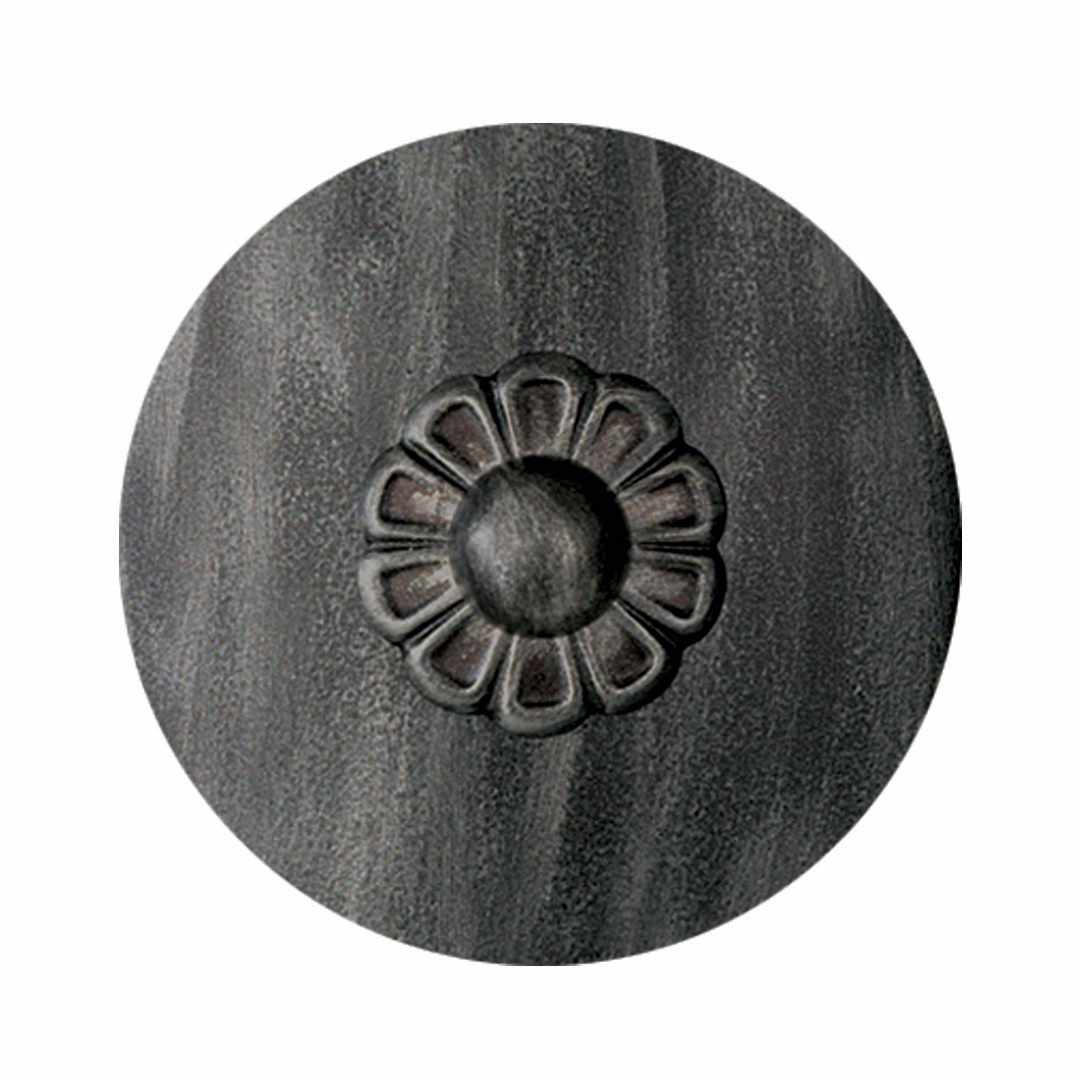 Renaissance 6 Light 20" Wide Semi-Flush Ceiling Fixture with Olivine and Smoke Topaz Swarovski Rock Crystals