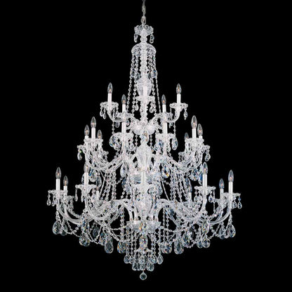 Sterling 25 Light 45" Wide Crystal Chandelier with Heritage Crystals