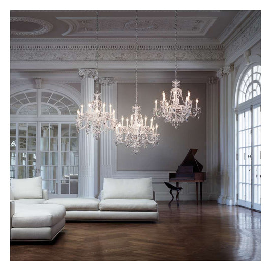 Sterling 25 Light 45" Wide Crystal Chandelier with Heritage Crystals