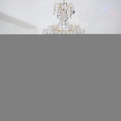 New Orleans 10 Light 28" Wide Crystal Chandelier with Heritage Crystals