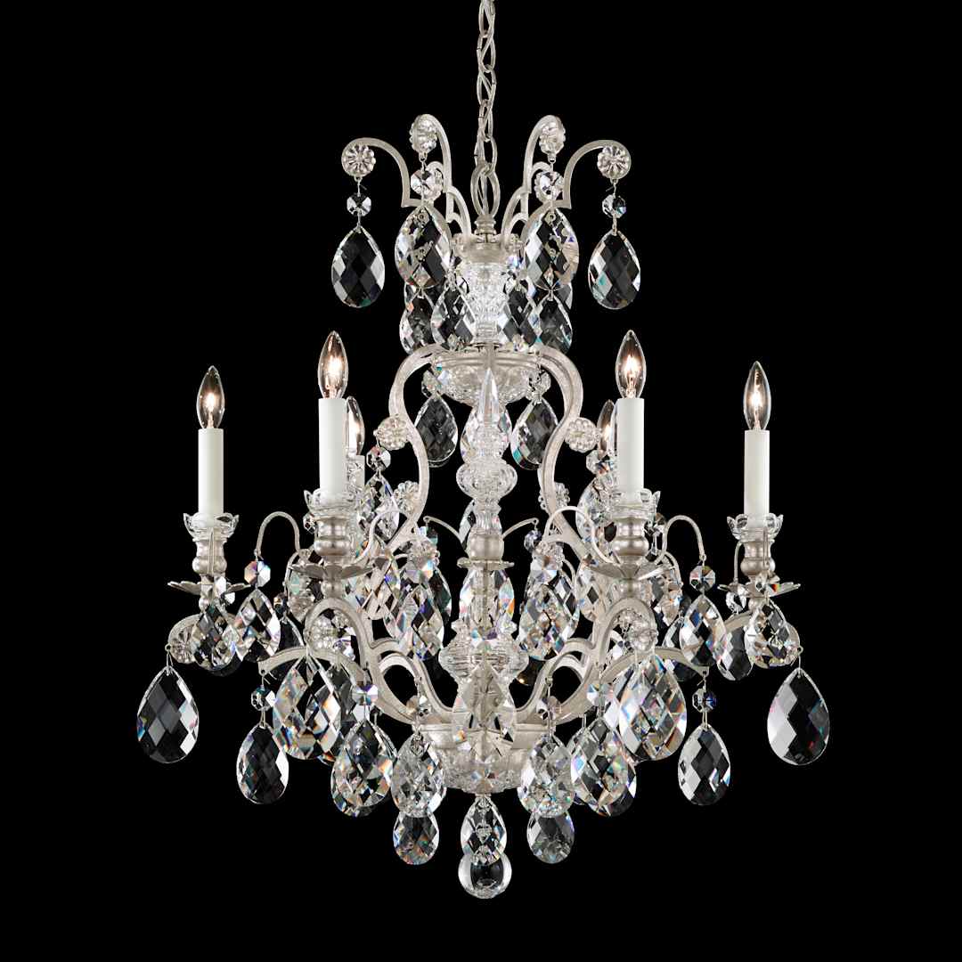 Renaissance 6 Light 24" Wide Crystal Chandelier with Swarovski Crystals
