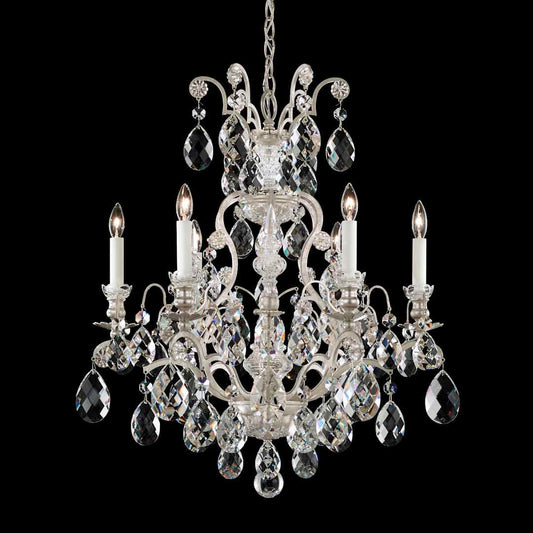 Renaissance 6 Light 24" Wide Crystal Chandelier with Swarovski Crystals