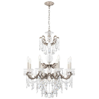 La Scala 8 Light 25" Wide Crystal Chandelier