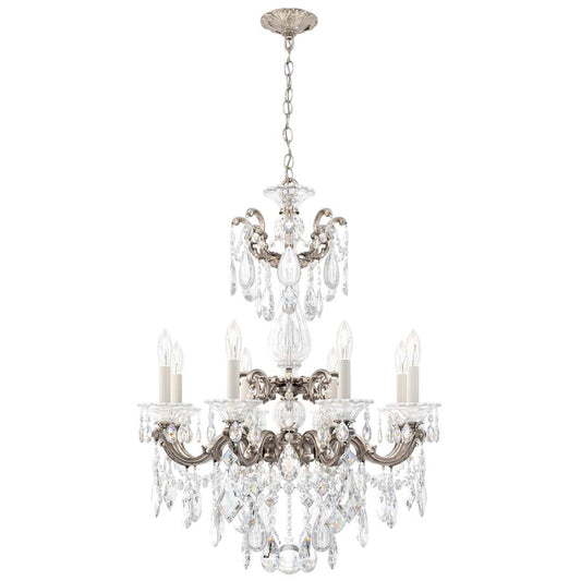 La Scala 8 Light 25" Wide Crystal Chandelier