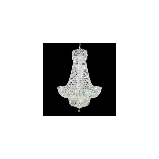 Petit 23 Light 24" Wide Crystal Empire Chandelier with Clear Swarovski Crystals
