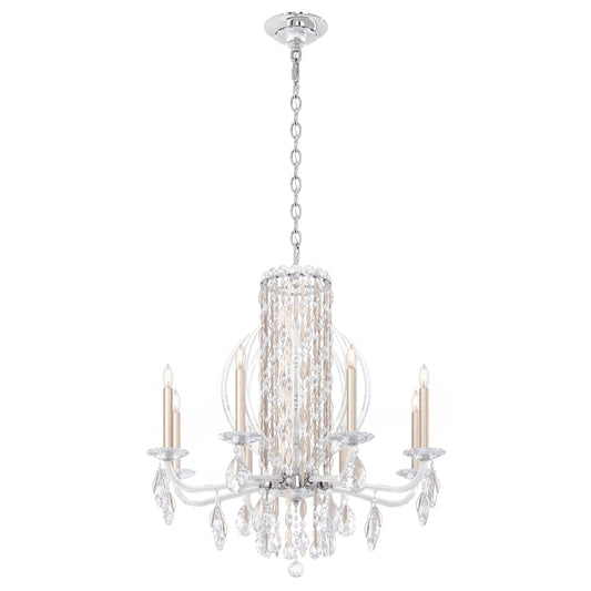 Sarella 8 Light 30" Wide Crystal Chandelier with Heritage Crystals