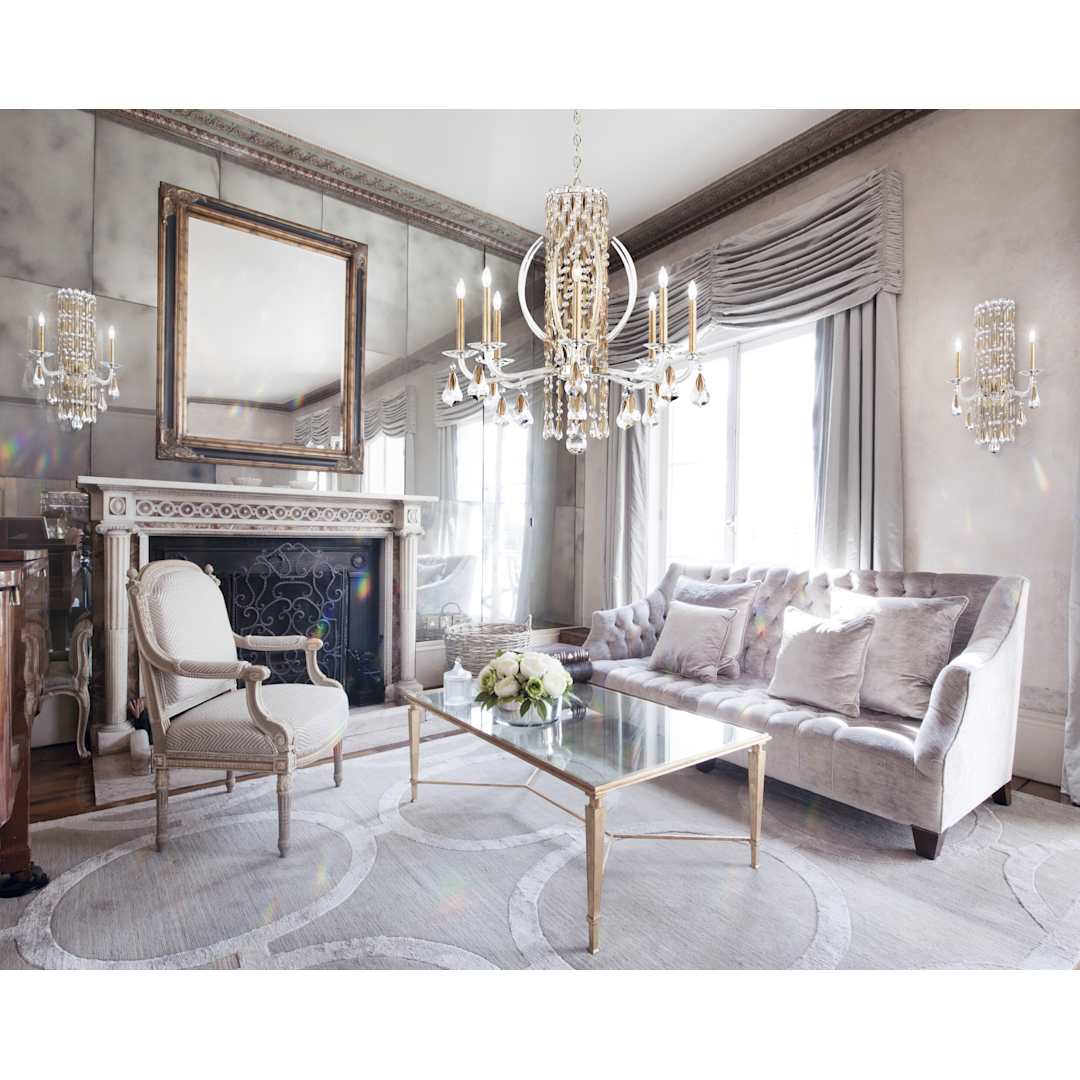 Sarella 15 Light 41" Wide Crystal Chandelier with Heritage Crystals