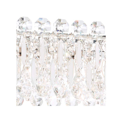 Sarella 12 Light 24" Wide Flush Mount Drum Ceiling Fixture with Heritage Crystals