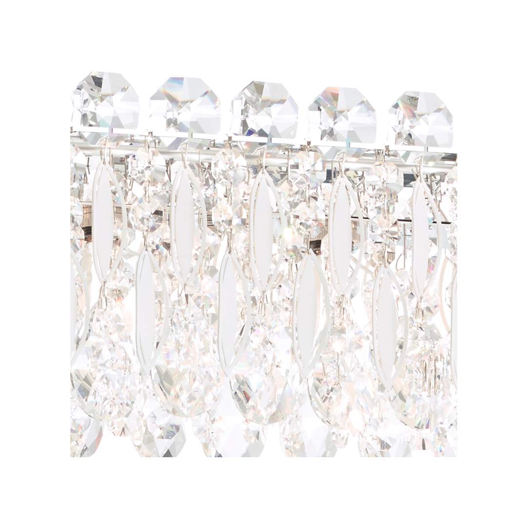 Sarella 3 Light 16" Wide Flush Mount Drum Ceiling Fixture with Swarovski Crystals
