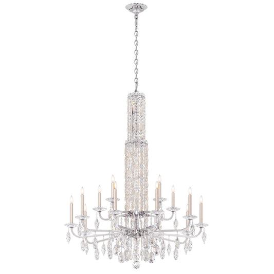 Sarella 15 Light 41" Wide Crystal Chandelier with Heritage Crystals