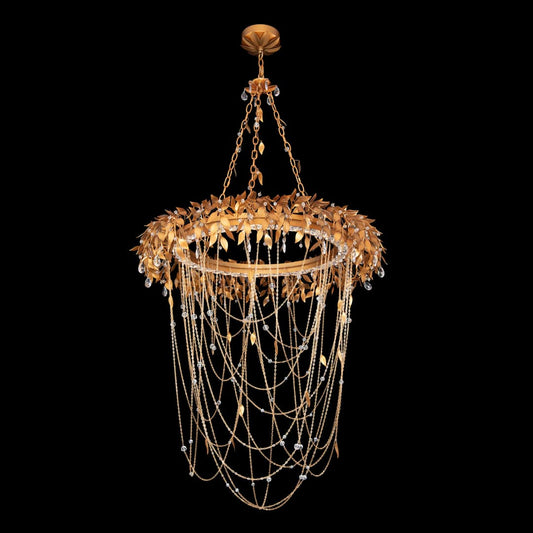 Midsummer Night 34" Wide LED Crystal Abstract Chandelier