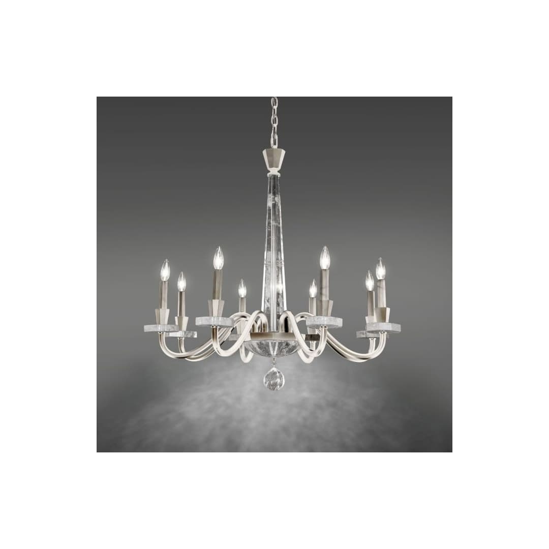 Amadeus 8 Light 34" Wide Crystal Candle Style Chandelier