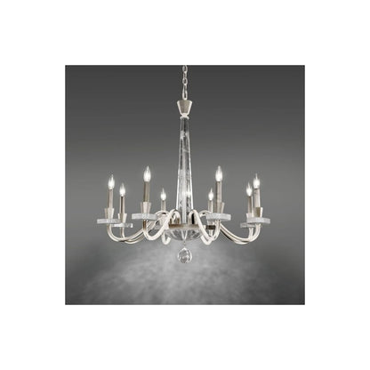 Amadeus 8 Light 34" Wide Crystal Candle Style Chandelier