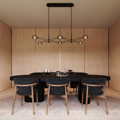 Ray 68" Wide LED Linear Chandelier