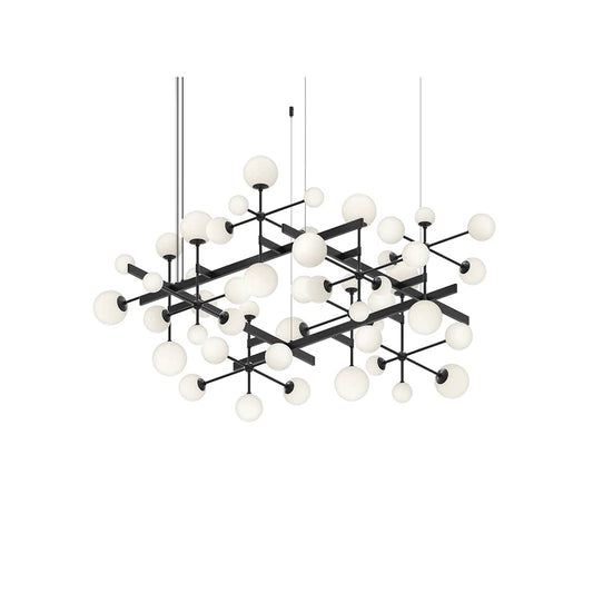 Nebula 48 Light 61" Wide LED Abstract Chandelier