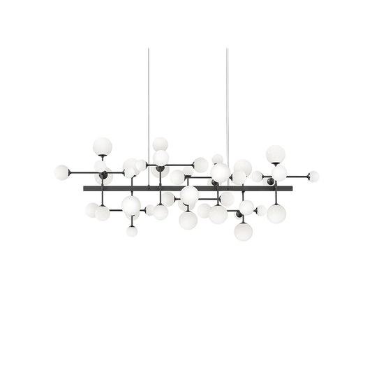 Nebula 42 Light 69" Wide LED Abstract Chandelier