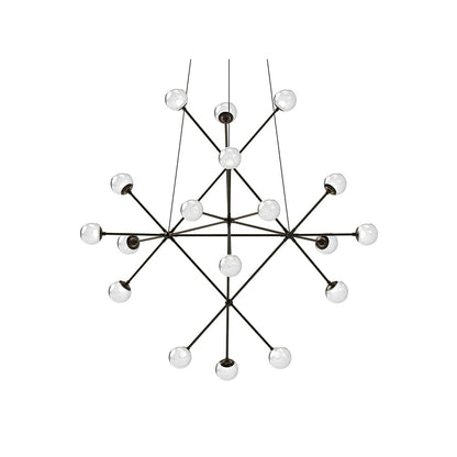 Proton 18 Light 40" Wide LED Chandelier