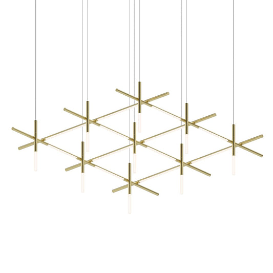 Labyrinth 75" Wide LED Abstract Chandelier