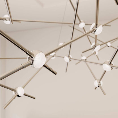 Constellation Ursa Major 93" Wide Integrated LED Chandelier with Acrylic Shades