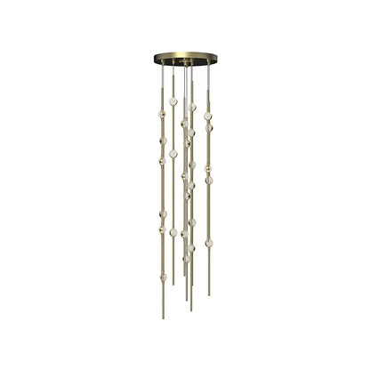 Constellation Andromeda 26 Light 12" Wide LED Abstract Multi Light Pendant