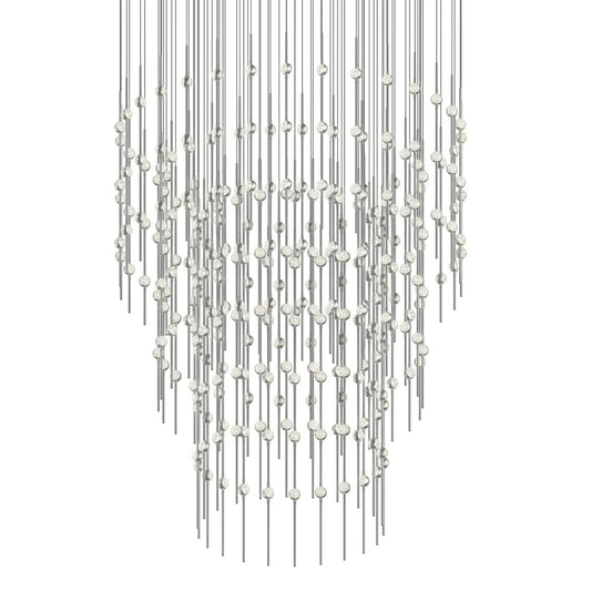 Constellation Centaurus Pyramid 3 Light 48" Wide LED Abstract Chandelier