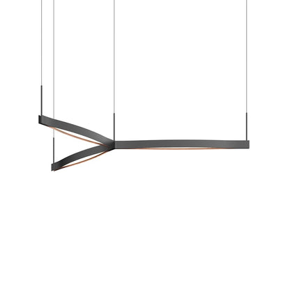 Ola 3 Light 55" Wide LED Chandelier
