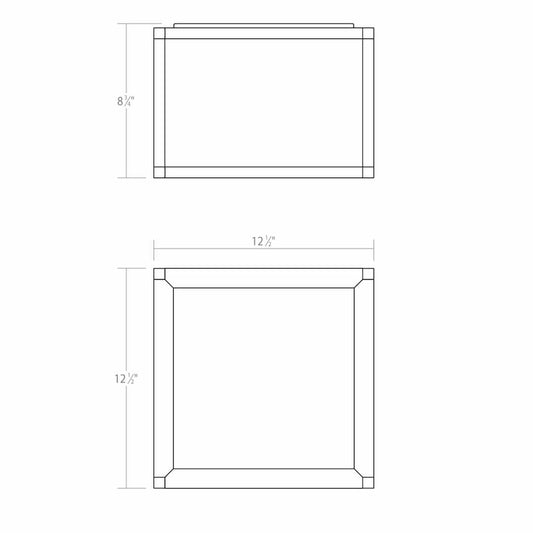 Cubix 1 Light Medium LED Surface Mount