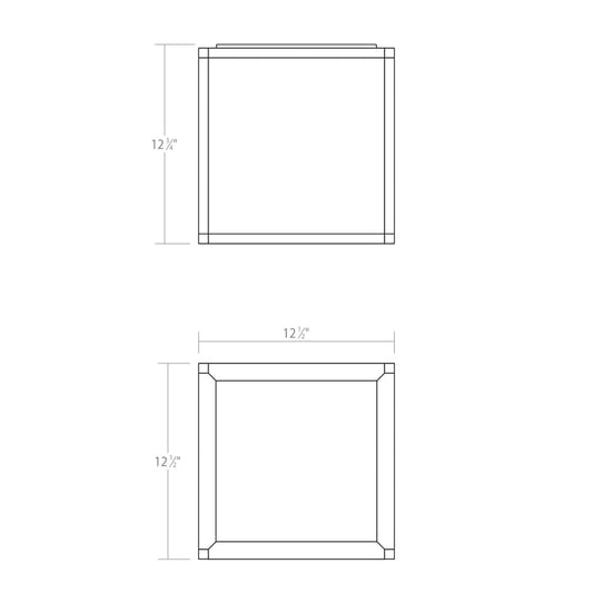 Cubix 1 Light Tall LED Surface Mount