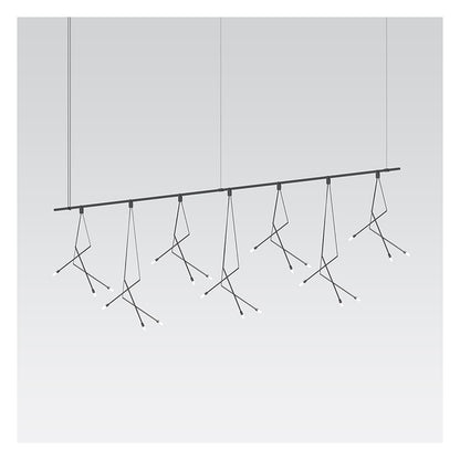 Suspenders 21 Light 97" Wide LED Linear Chandelier