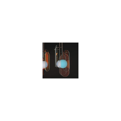 Megalith 5 Light 48" Wide LED Linear Chandelier by Nina Magon