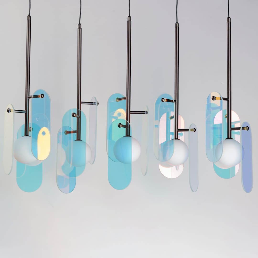Megalith 5 Light 48" Wide LED Linear Chandelier by Nina Magon