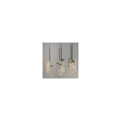 Megalith 5 Light 48" Wide LED Linear Chandelier by Nina Magon