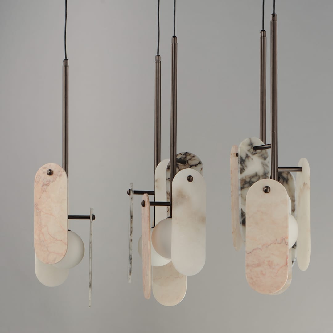 Megalith 5 Light 48" Wide LED Linear Chandelier by Nina Magon
