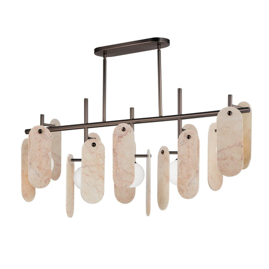 Megalith 5 Light 47" Wide LED Abstract Chandelier