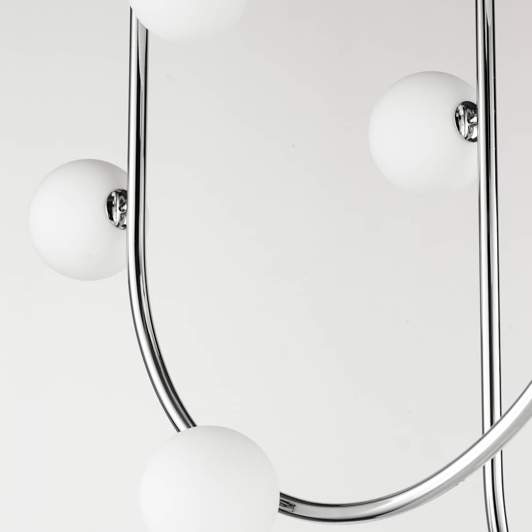Contour 14 Light 43" Wide LED Semi-Flush Ceiling Fixture by Nina Magon