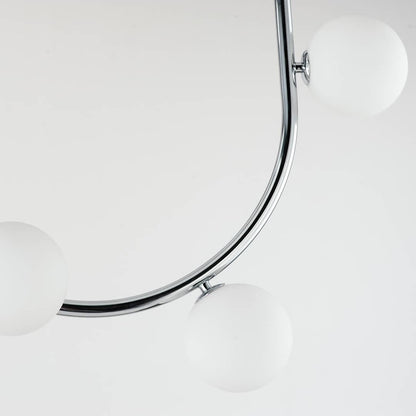 Contour 14 Light 43" Wide LED Semi-Flush Ceiling Fixture by Nina Magon