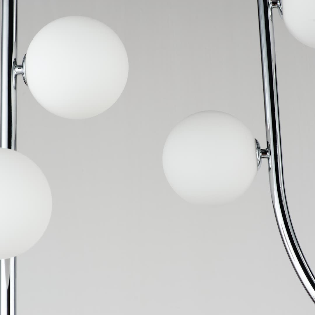 Contour 14 Light 43" Wide LED Semi-Flush Ceiling Fixture by Nina Magon