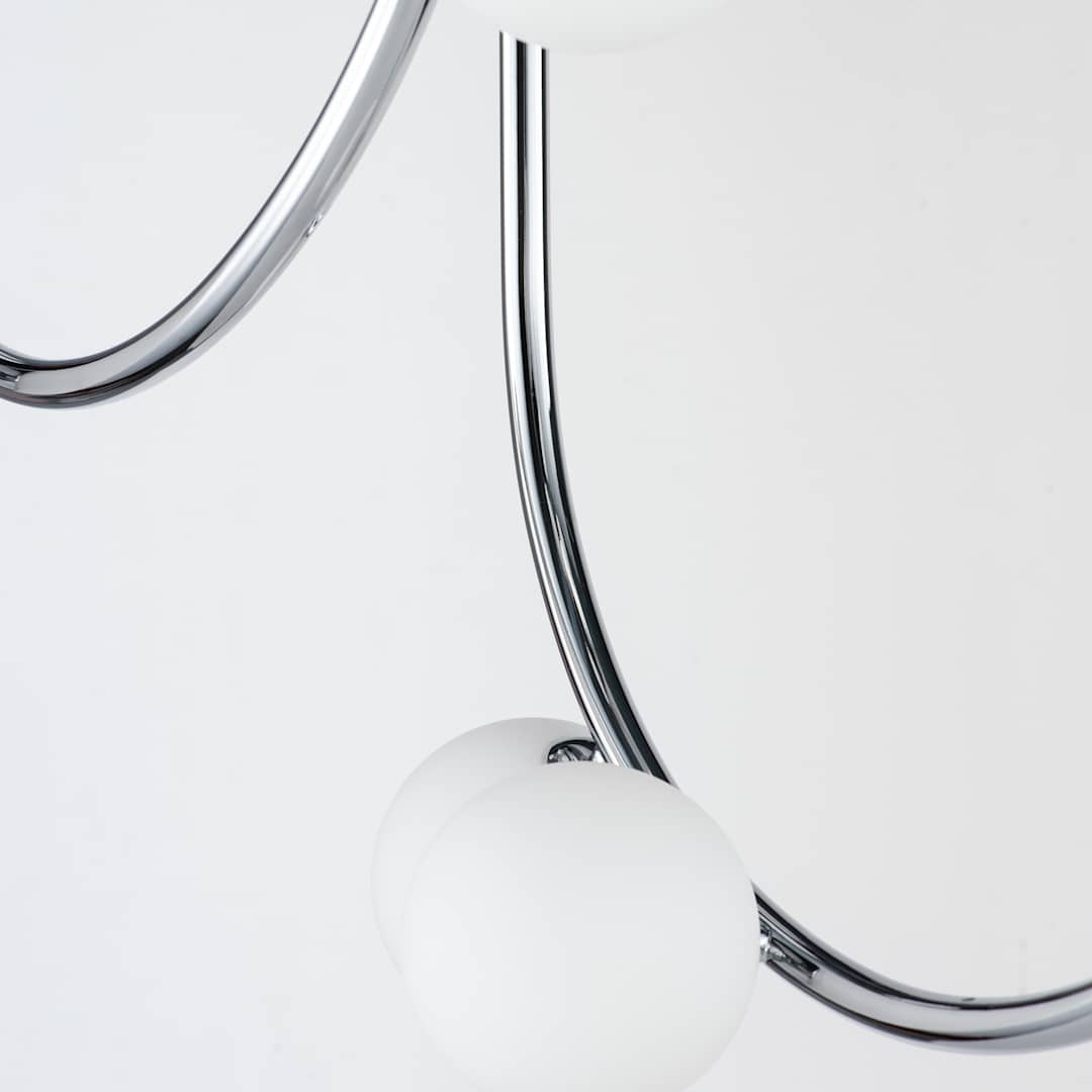 Contour 19 Light 52" Wide LED Semi-Flush Ceiling Fixture by Nina Magon