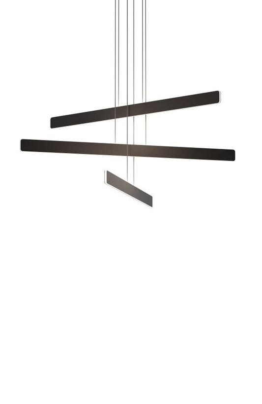 Sub Pendant, 3-Light, Circular, LED, Matte Black (SUB-C3-SW-MTB 407UFLC)