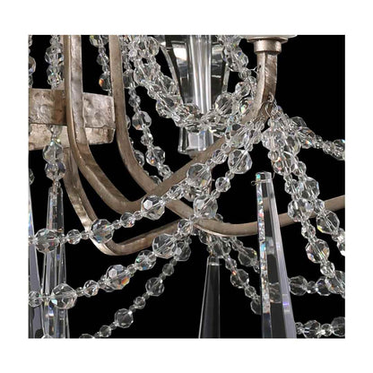 Barcelona 9 Light 35" Wide Crystal Chandelier