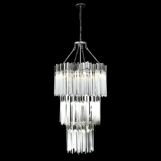 Matrix 18 Light 30" Wide Waterfall Chandelier