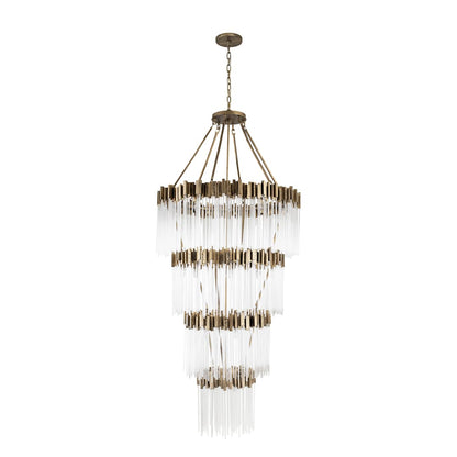 Matrix 30 Light 40" Wide Waterfall Chandelier