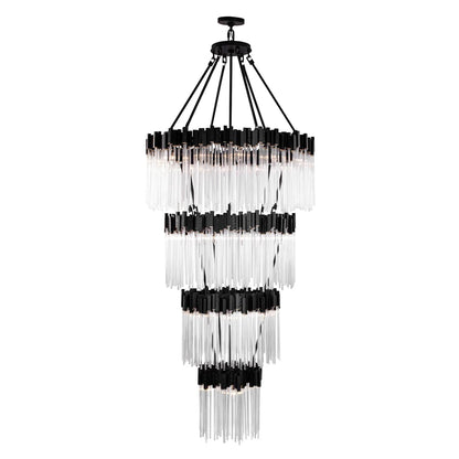 Matrix 30 Light 40" Wide Waterfall Chandelier