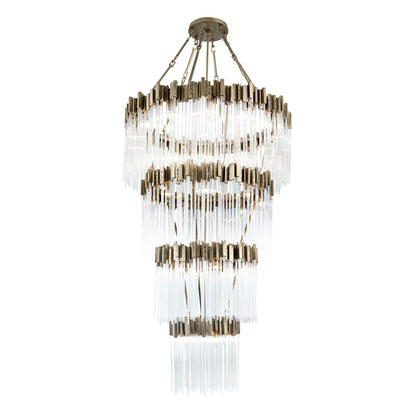 Matrix 30 Light 40" Wide Waterfall Chandelier