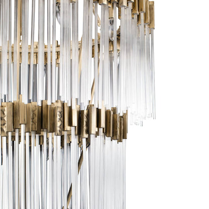 Matrix 30 Light 40" Wide Waterfall Chandelier