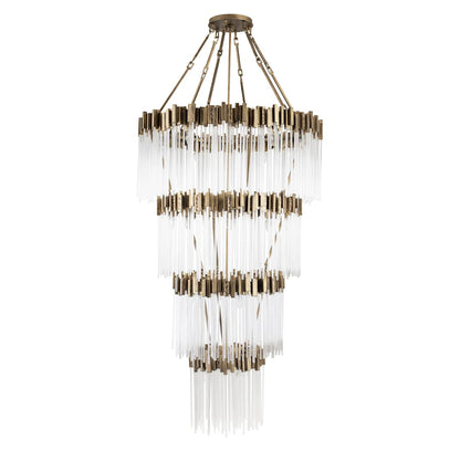 Matrix 30 Light 40" Wide Waterfall Chandelier